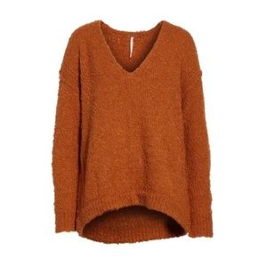 Free People Lofty V-Neck Sweater